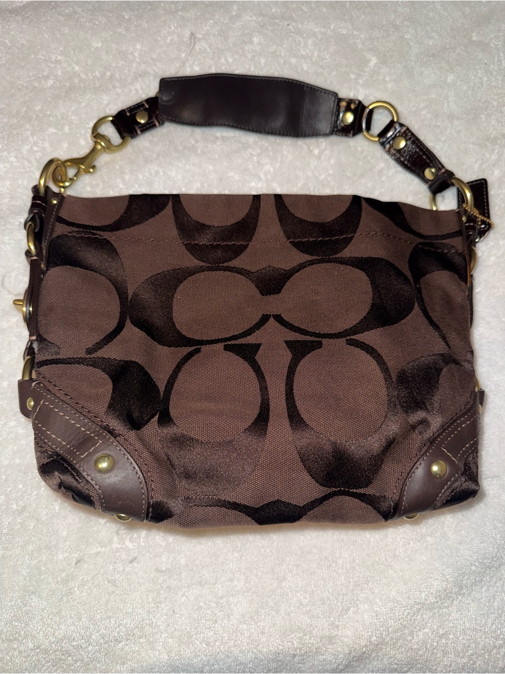 Coach brown Carly hobo bag - Picture 2 of 14